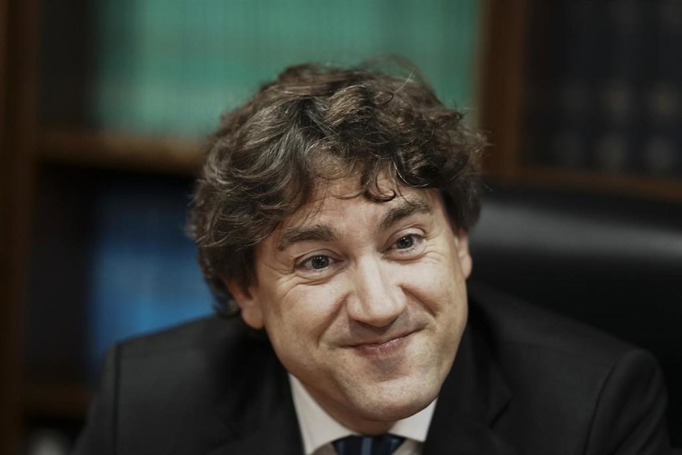 Archivo - El secretario general del PSE-EE, Eneko Andueza, , a 24 de febrero de 2023, en Bilbao, Vizcaya, País Vasco (España). 