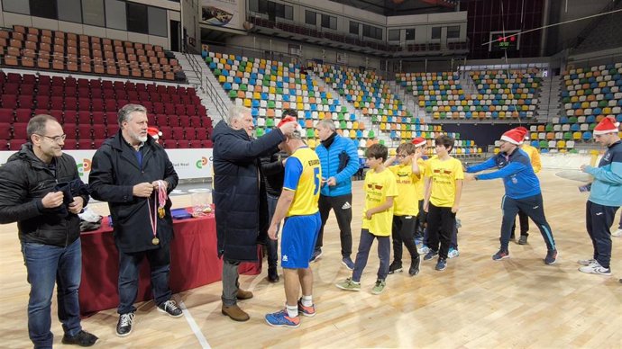 Más de 40 jugadores participan en el Quijote Arena de Ciudad Real en el II Torneo Nacional de Balonmano Inclusivo