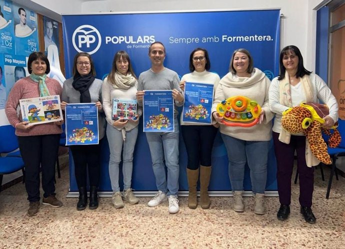 El PP de Formentera inicia este lunes la XIII campaña solidaria de recogida de juguetes