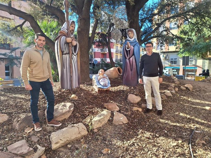 La figura del Niño Jesús repuesta en Sant Vicent del Raspeig tras ser sustraída por dos jóvenes que pedían rescate