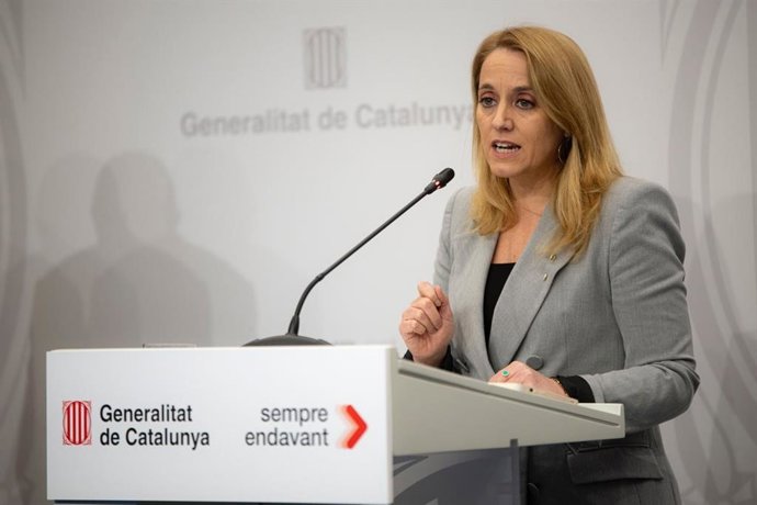 La consellera de Economía y Hacienda de la Generalitat, Natlia Mas.