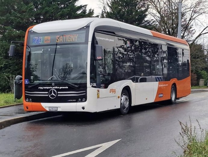 Autobús de Alsa en Ginebra