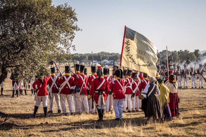 Recreación de la batalla la Sorpresa de Arroyomolinos.