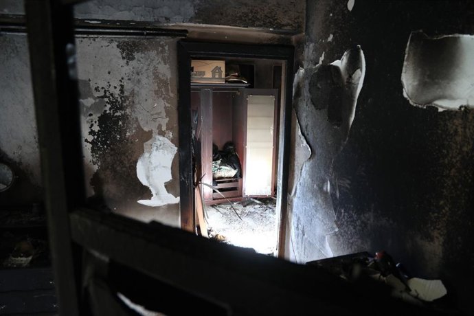 Estado en el que quedó la vivienda.