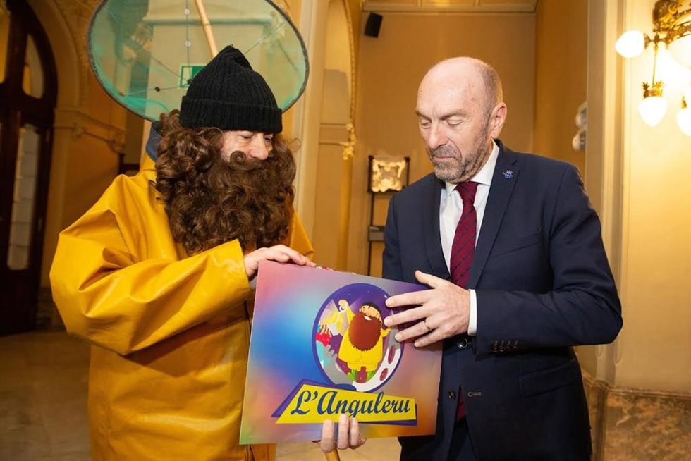L'Anguleru y Juan Cofiño