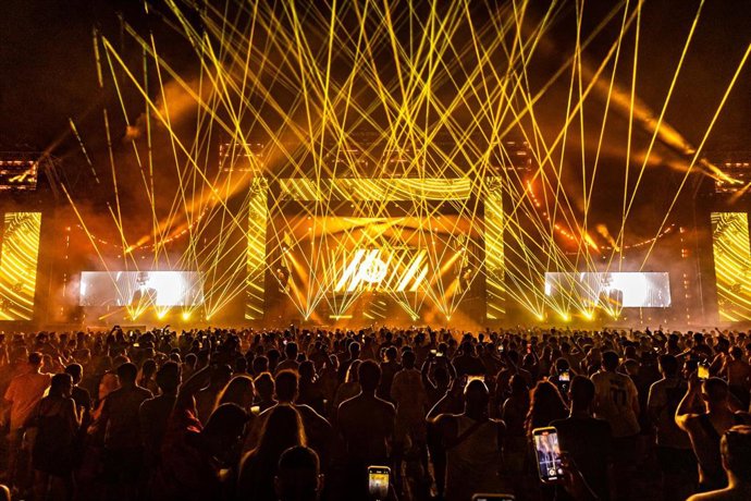 Archivo - Actuación en el festival Dreambeach Villaricos.