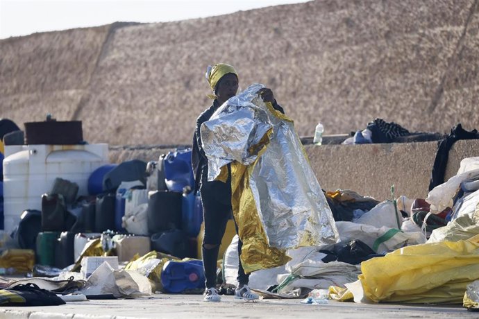 Archivo - Llegada de migrantes a Lampedusa, Italia