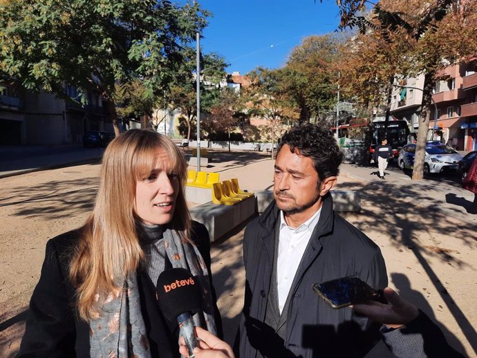 Els regidors de Junts a l'Ajuntament de Barcelona Victòria Alsina i Damià Calvet 