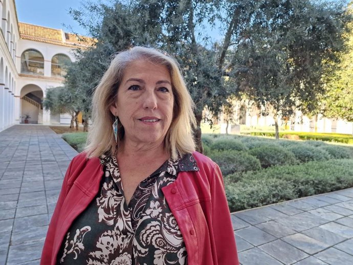 La responsable de Organización de Adelante Andalucía, Mari García, en una imagen de archivo.