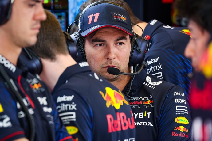 PEREZ Sergio (mex), Red Bull Racing RB19, portrait during the 2023 Formula 1 Etihad Airways Abu Dhabi Grand Prix, 22th round of the 2023 Formula One World Championship from November 24 to 26, 2023 on the Yas Marina Circuit, in Abu Dhabi - 