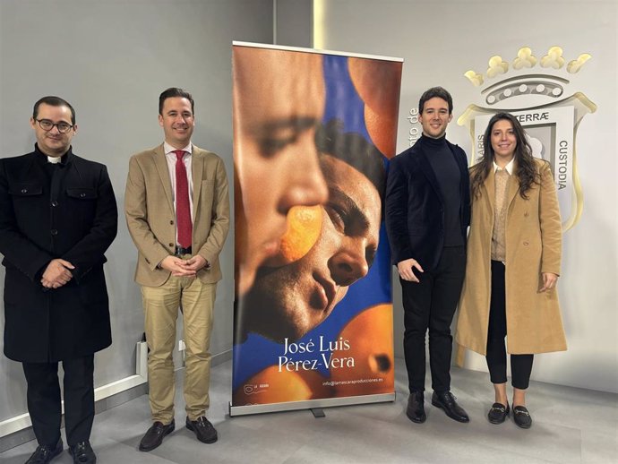 Presentación del concierto de Navidad en la Catedral de Huelva.