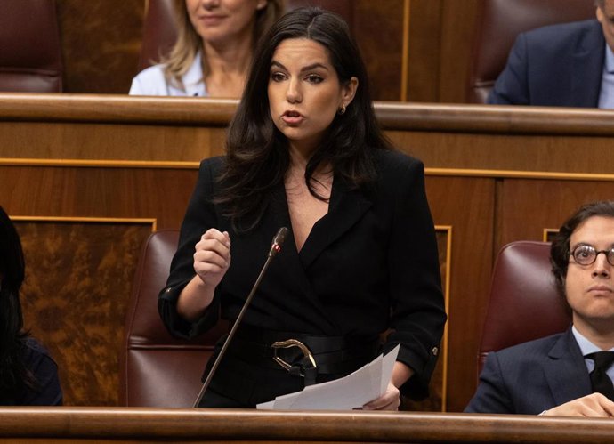 La portavoz de VOX en el Congreso, Pepa Millán