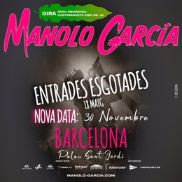 Cartell del concert de Manolo García