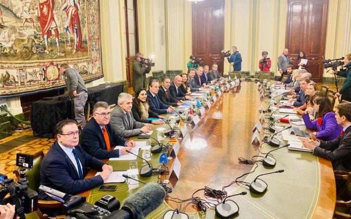 La consejera de Agricultura, Pesca, Agua y Desarrollo Rural, Carmen Crespo, participa en Madrid en la reunión de consejeros convocada por el ministro Luis Planas