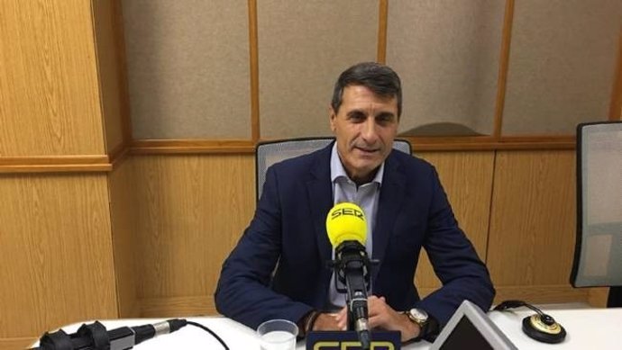 El delegado del Gobierno en Andalucía, Pedro Fernández, en una entrevista en la Cadena SER.