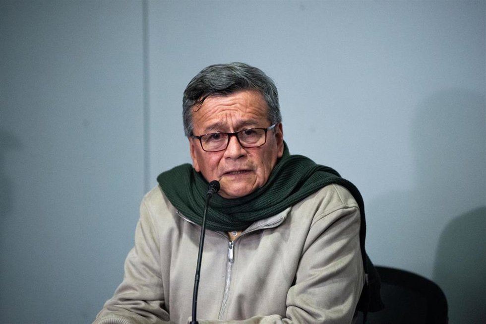 Archivo - El jefe negociador de la guerrilla  del ELN con el Gobierno de Colombia, Israel Ramírez, alias 'Pablo Beltrán'. 