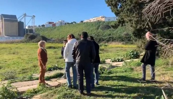 Visita del PSOE a Coria del Río