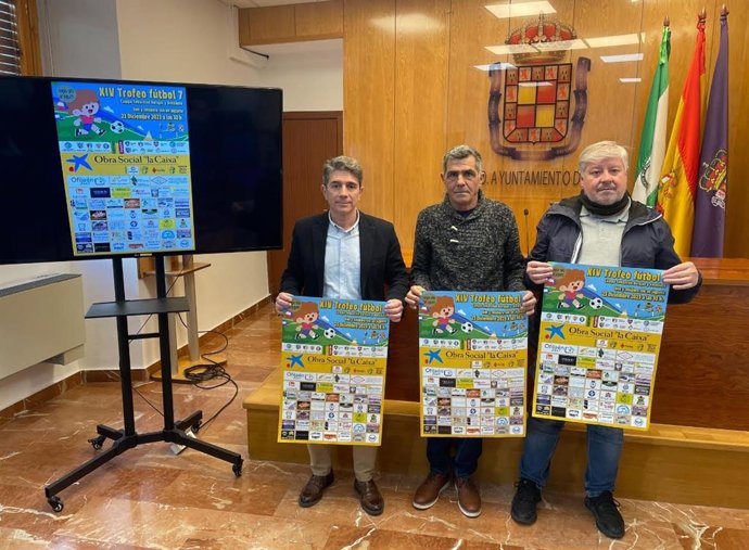 Presentación del XIV Campeonato de fútbol 7 'Ningún niño sin juguete'.