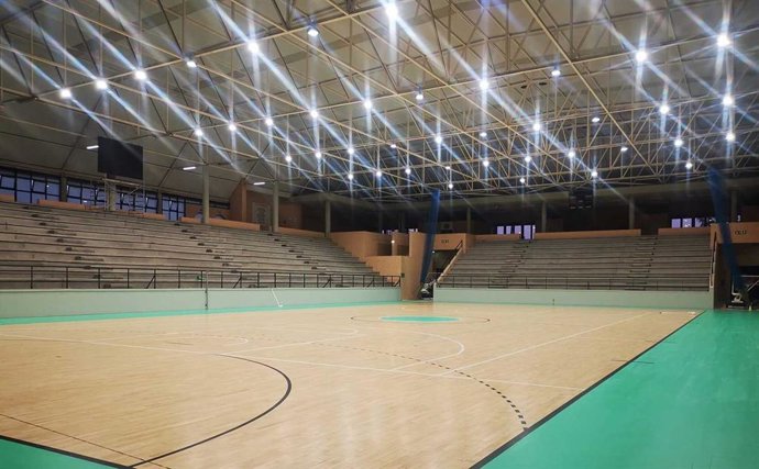 Pabellón de baloncesto de Bahía Sur en una foto de archivo.