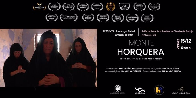Cartel del documental 'Monte Horquera', sobre el devenir de Nueva Carteya.