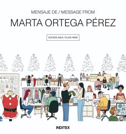 La presidenta de Inditex, Marta Ortega, felicita la Navidad a los 160.000 empleados del grupo