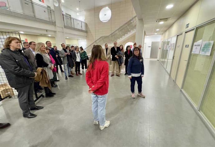 Presentación de la exposición forográfica en el Espacio Joven de Ciudad Real.