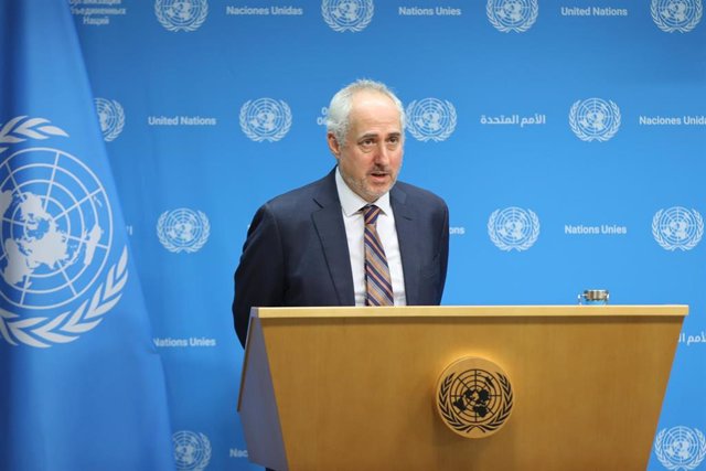 El portavoz del secretario general de Naciones Unidas, Stéphane Dujarric