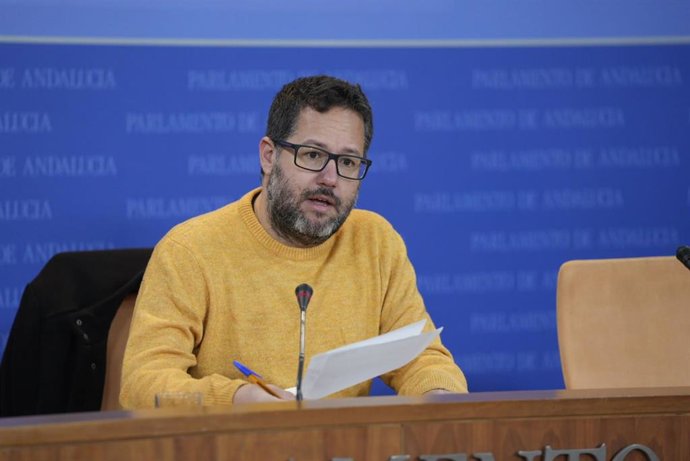El portavoz parlamentario de Grupo Mixto-Adelante Andalucía, José Ignacio García, este martes