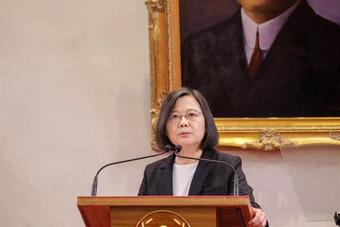 Archivo - La presidenta de Taiwán, Tsai Ing Wen.