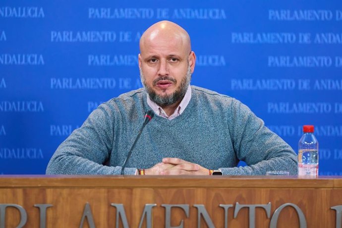 El portavoz adjunto de Vox en el Parlamento andaluz, Rodrigo Alonso, este martes