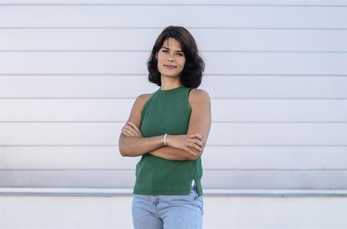 Archivo - La coportavoz de Podemos, Isa Serra, posa durante la entrevista concedida a Europa Press, a 3 de septiembre de 2021, en Madrid, (España).