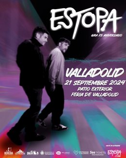 Cartel de la actuación de Estopa.