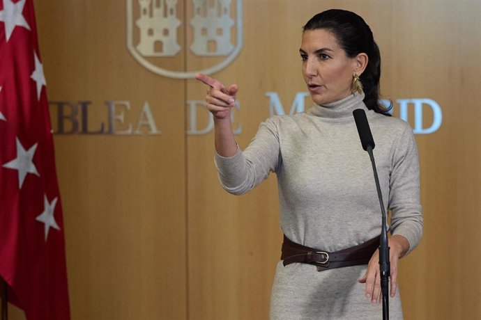 La portavoz de Vox en la Asamblea de Madrid, Rocío Monasterio
