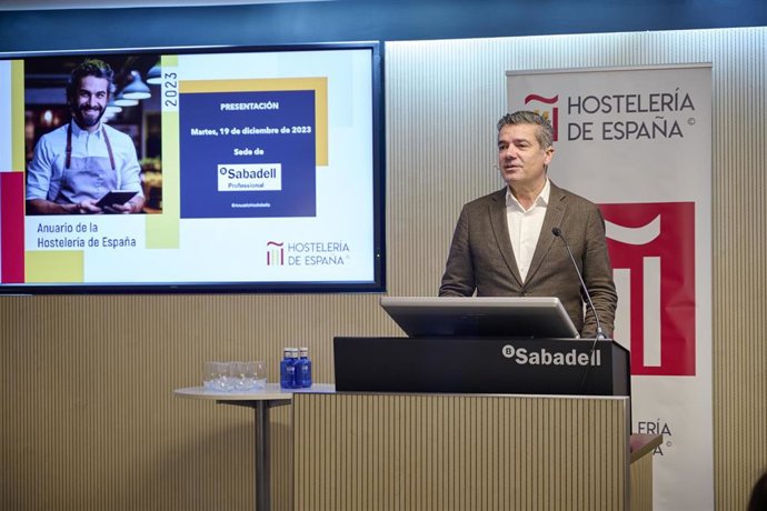 El secretario general de la Confederación Empresarial de Hostelería de España, Emilio Gallego.