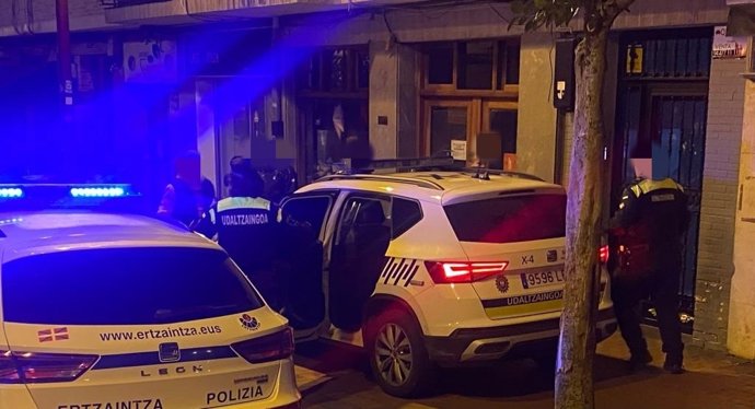 Actuación policial en Barakaldo