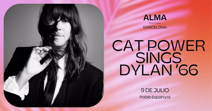 Cartell del concert de Cat Power en l'Alma Festival Barcelona