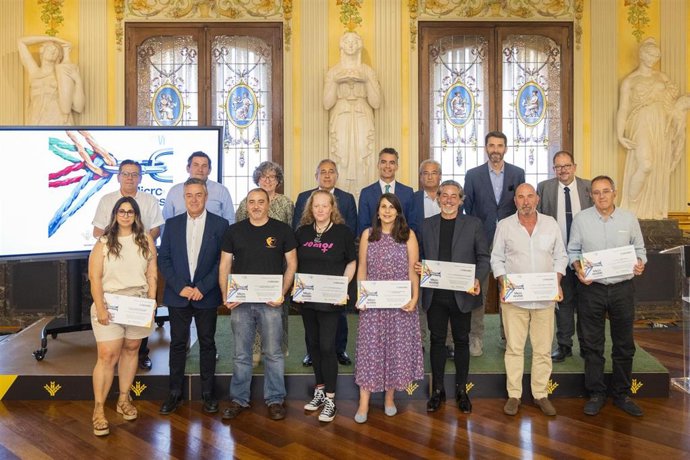 Archivo - Imagen de los diez proyectos finalistas del programa de microayudas para iniciativas sociales de la Fundación Caja Rural de Aragón en 2023.