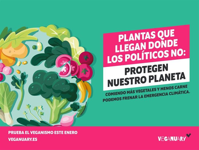 Campaña Veganuary 2024.