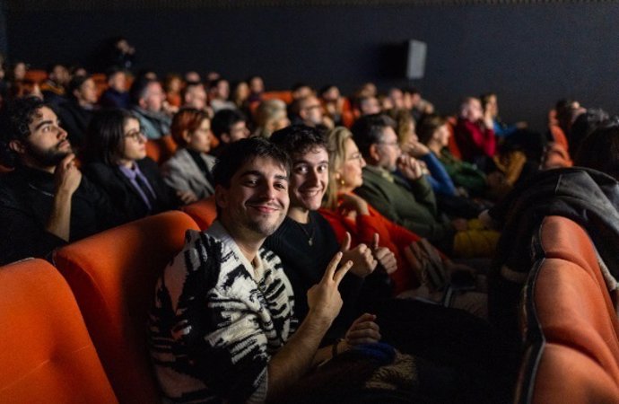 Asistentes a una de las proyecciones en el marco de la Semana del Cine de Córdoba.