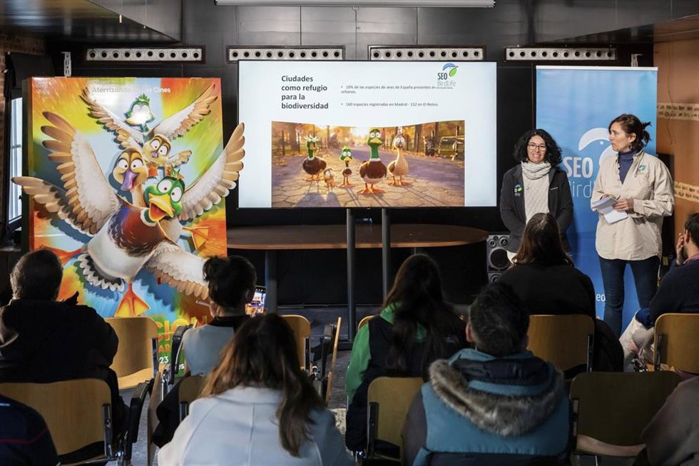 SEO/BirdLife presenta la película de animación 'Migración. Un viaje patas arriba', en la que colabora para poner en valor la migración de aves.
