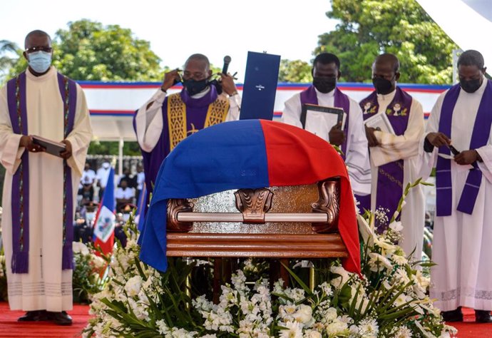 Archivo - Funeral del presidente haitianio, Jovenel Moise