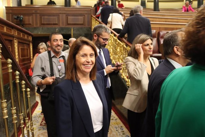 Archivo - La diputada de PSIB-PSOE en el Congreso de los Diputados, Milena Herrera.