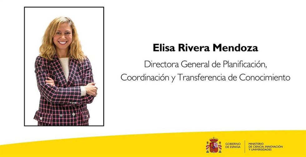 Elisa Rivera, nueva directora general de Planificación, Coordinación y Transferencia de Conocimiento