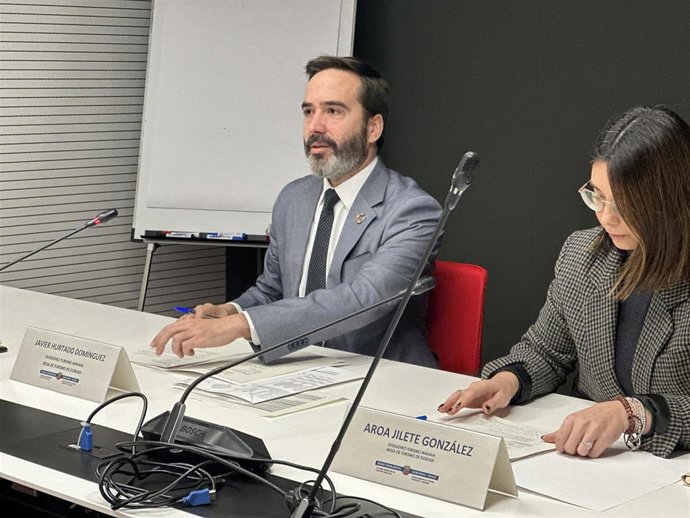 Hurtado, en el encuentro de la Mesa de Turismo celebrado este miércoles