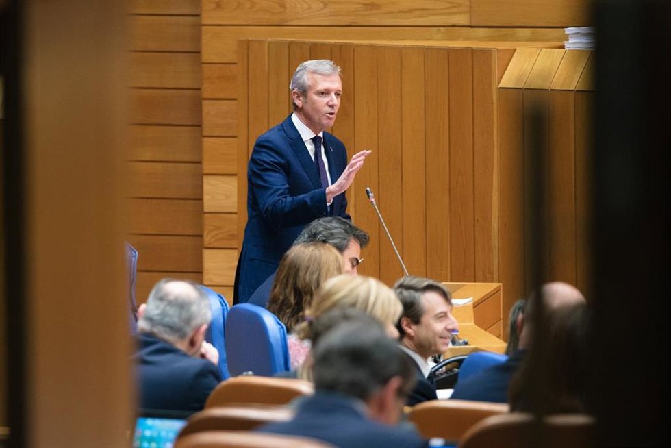 Rueda participa en la sesión de control.