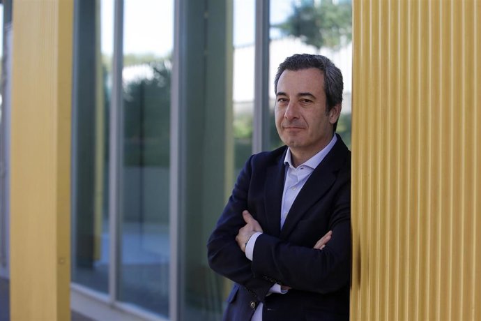 Alfredo Jiménez-Millas en las oficinas de Vocento. Madrid.