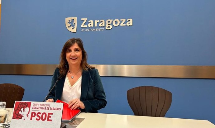 La portavoz del PSOE en el Ayuntamiento de Zaragoza, Lola Ranera.