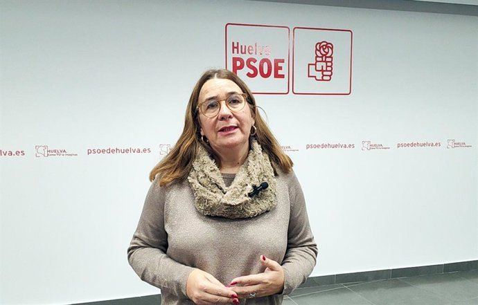 La diputada provincial y secretaria de Organización del PSOE de Huelva, Rosa Tirador.