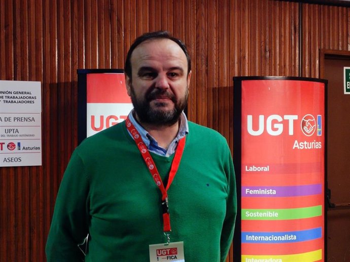 Jenaro Martínez, secretario general UGT FICA Asturias