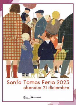 Cartel de la Feria de Santo Tomás 2023 de San Sebastián.